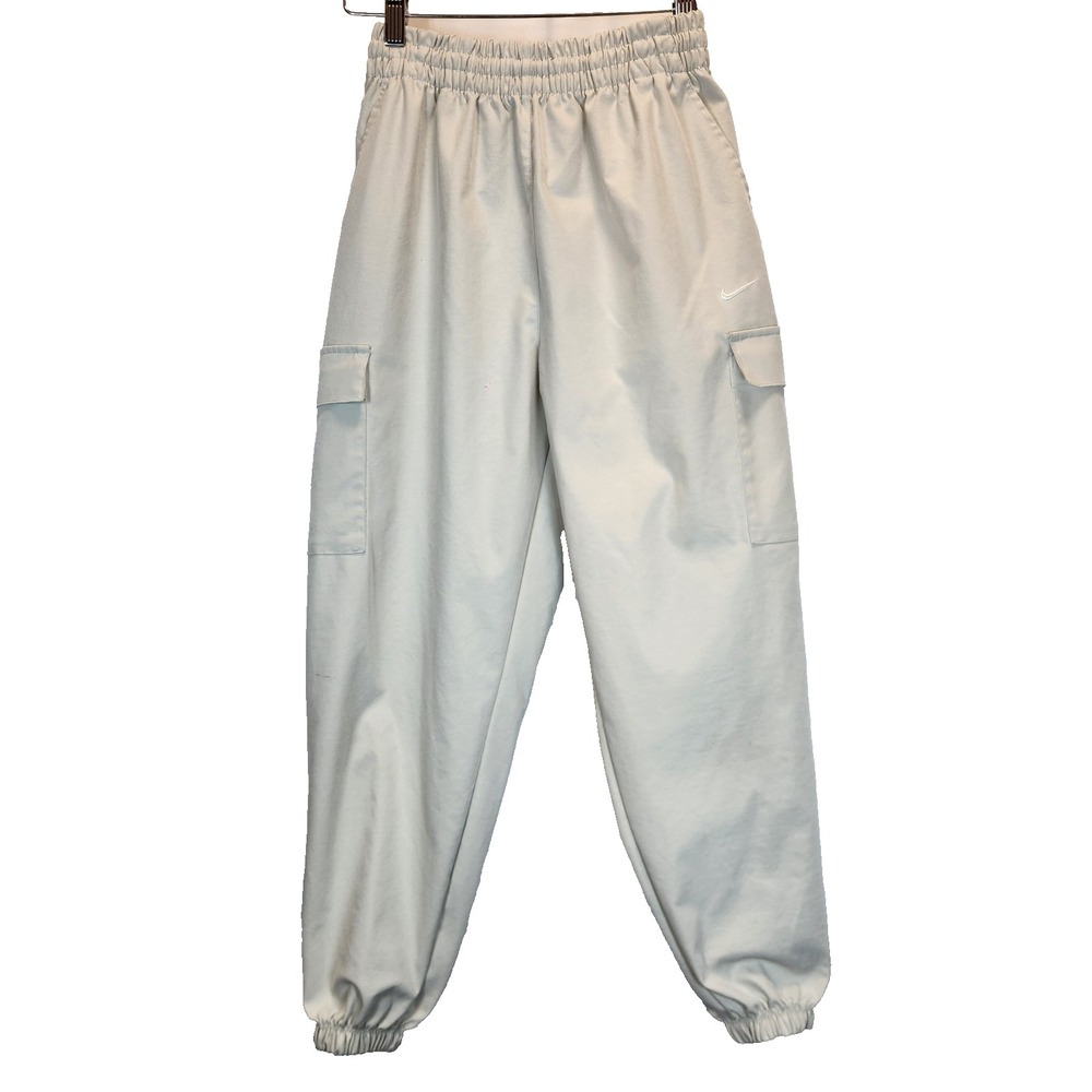 Nike Sportswear Girls Oversized Cargo Pants Light Bone White FZ5554-072 Size M